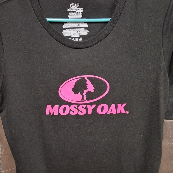 Black Mossy Oak Dri-More Tech Shirt size youth 14-16 - Picture 6 of 8